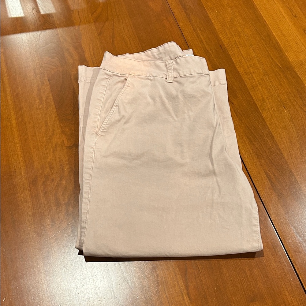 Daily Ritual Women's Light Pink Wide Leg Pants